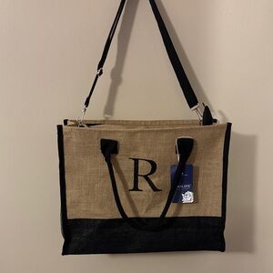 Black and Tan Tote Bag